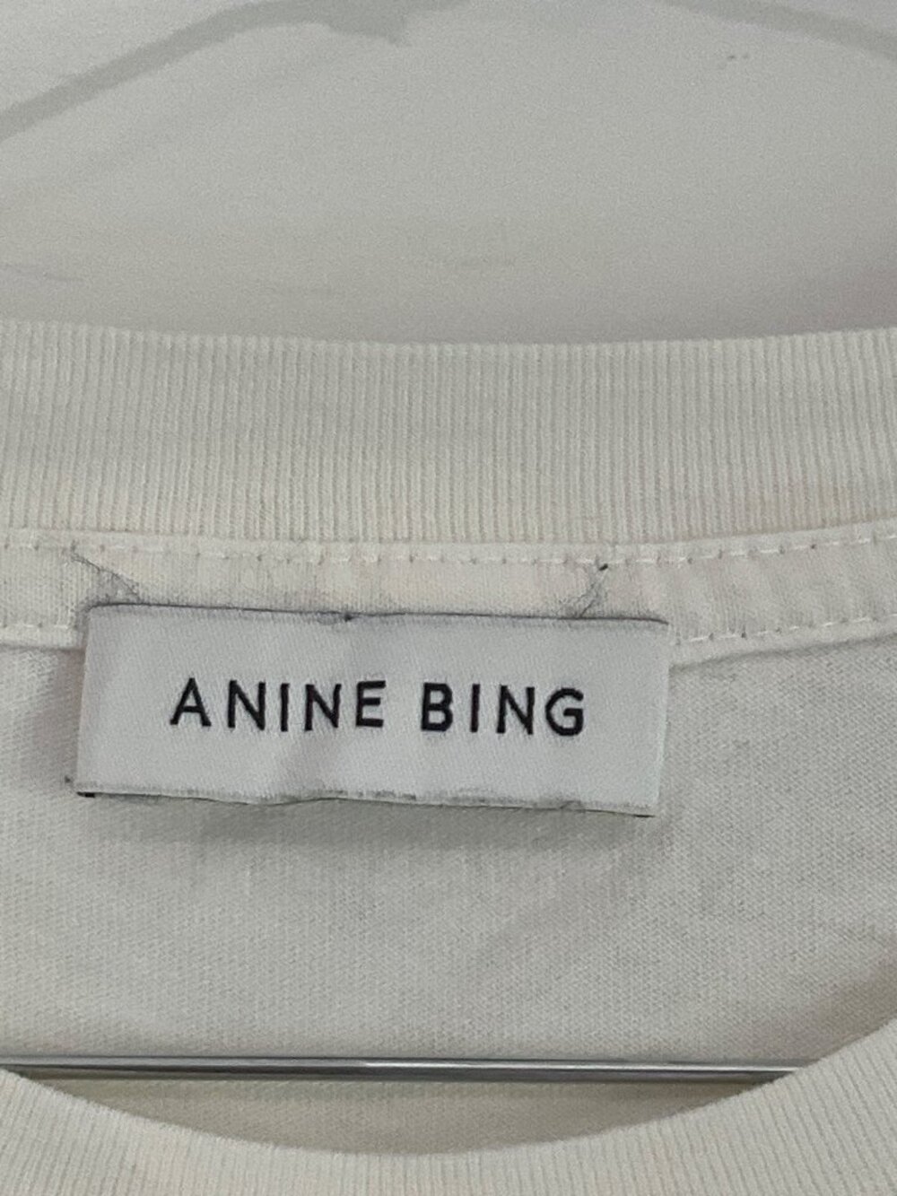 Anine Bing Wildflower Logo Tee XSmall Womens Short Sleeve Tshirt Top - Picture 11 of 16